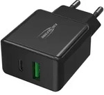 Ansmann Home Charger HC218PD schwarz / 3 A / 20 W / 2 Port - Netzteil