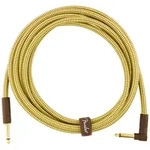 Fender Deluxe Series Instrumentenkabel Gewinkelt - 3 Meter - Tweed -