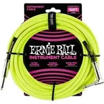 Ernie Ball EB6080 Neon Yellow 3,0 m - Instrumentenkabel