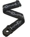 D&rsquo;Addario Gitarrengurt - Nylongewebe, Planet Lock, Barbed Wire - Gitarrengurt