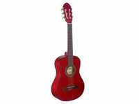 Stagg C410 M RED 1/2 Kindergitarre Konzertgitarre rot matt klassische Gitarre...