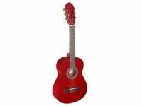 Stagg 405 M RED 1/4 Kindergitarre Konzertgitarre rot matt klassische Gitarre mit