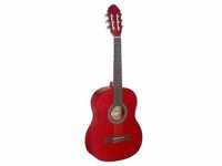 Stagg C430 M RED 3/4 Kindergitarre Konzertgitarre rot matt klassische Gitarre...