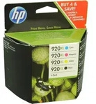 4 HP Tinten C2N92AE 920XL Multipack KCMY