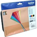 4 Brother Tinten LC-223VALBPDR Multipack KCMY