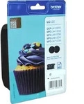 2 Brother Tinten LC-123BKBP2DR Doppelpack schwarz