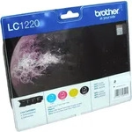 4 Brother Tinten LC-1220VALBPDR Multipack KCMY