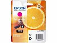 Epson C13T33434012, Epson Tinte C13T33434012 Magenta 33 magenta (4,5ml)