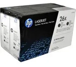 2 HP Toner CF226XD 26X Doppelpack schwarz