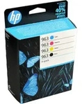 4 HP Tinten 6ZC70AE 963 Multipack KCMY