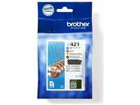 Brother LC-421VAL, Brother Tinten LC-421VAL Multipack 4-farbig, 4 Stück (ca. 4 x 200