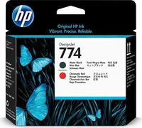 HP P2V97A, HP Druckkopf P2V97A 774 chromatic rot + matt schwarz