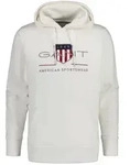 GANT Herren Hoodie - REGULAR ARCHIVE SHIELD HOODIE, Kapuzen-Sweatshirt, Logo Ecru S