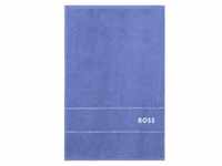 BOSS Gästetuch - PLAIN, Handtuch, Baumwolle Blau 40x60 cm
