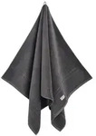 GANT Duschtuch - Premium Towel, Frottee, Bio-Baumwolle, Logo, uni Dunkelgrau 70x140cm