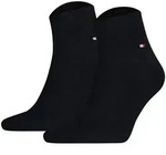 TOMMY HILFIGER Herren Quarter Socken, 2er Pack - Sneaker, Unifarben, 39-49 Dunkelblau