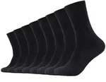 s.Oliver Unisex Socken, 8er Pack - Kurzsocken, einfarbig Schwarz / 43-46