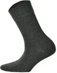 Hudson 1 Paar Damen Socken, Relax Cotton Strumpf, Komfortbund, Einfarbig Grau 35-38