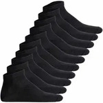 JACK&JONES Herren Socken 10er Pack - JACDONGO SOCKS, One Size Schwarz / 40-46