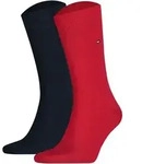 TOMMY HILFIGER Herren Socken, 2er Pack - Classic, Str&uuml;mpfe, einfarbig Rot /...