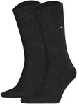 TOMMY HILFIGER Herren Socken, 2er Pack - Classic, Str&uuml;mpfe, einfarbig Grau / 39-42