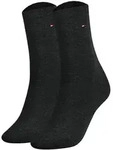 TOMMY HILFIGER Damen Socken, 2er Pack - Classic, Str&uuml;mpfe, einfarbig Grau / 35-38