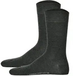 Hudson 2 Paar Herren Socken - Only 2-Pack, Strumpf, Komfortbund, Einfarbig Grau