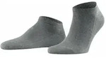FALKE Herren Socken - Family Sneaker, Anti-Slip-System, Baumwollmischung, Uni Grau /