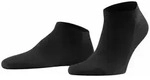 FALKE Herren Socken - Family Sneaker, Anti-Slip-System, Baumwollmischung, Uni Schwarz
