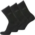 camel active Herren Socken, 3er Pack - Basic Socken, Bio-Baumwolle Schwarz 39-42