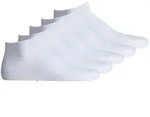JACK&JONES Herren Sneakersocken 5er Pack - JACDONGO SOCKS, One Size Wei&szlig; 40-46