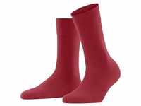 FALKE Damen Socken - Sensitive London, Kurzsocken, einfarbig Rot 35-38