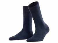 FALKE Damen Socken - Sensitive London, Kurzsocken, einfarbig Marine 35-38