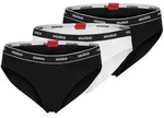 HUGO Damen Slips, 3er Pack - Brief Stripe, Unterw&auml;sche, Baumwolle, Logo,...