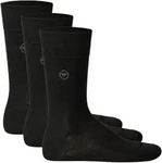 TOM TAILOR Herren Socken, 3er Pack - Basic, Baumwollmischung, einfarbig Schwarz...