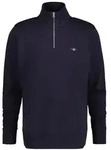 GANT Herren Sweatshirt - REGULAR SHIELD HALF ZIP SWEAT, Rei&szlig;verschluss-Kragen, Logo