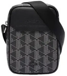 LACOSTE Herren Umh&auml;ngetasche - The Blend Vertical Monogram Camera Bag, 21,5x16x5,5cm