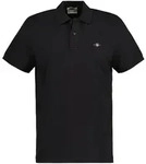 GANT Herren Poloshirt - REGULAR SHIELD, Kurzarm, Knopfleiste, Pique, Stickerei