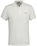 GANT Herren Poloshirt - SLIM SHIELD PIQUE POLO, Kurzarm, Knopfleiste, Logo...
