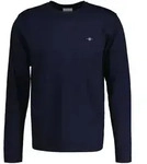 GANT Herren Longsleeve - REGULAR SHIELD LS, Shirt, Rundhals, Langarm, Baumwolle