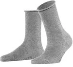 FALKE Damen Socken Active Breeze - Uni, Rollb&uuml;ndchen, Lyocell Faser Grau 35-38