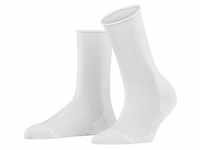 FALKE Damen Socken Active Breeze - Uni, Rollbündchen, Lyocell Faser Weiß 35-38