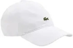 LACOSTE Unisex Cap - Baseball Cap, Baumwolle, Croco Logo, One Size, einfarbig Wei&szlig;