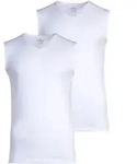 RAGMAN Herren Unterhemden, 2er Pack - Shirt, Baumwolle, V-Ausschnitt, einfarbig...
