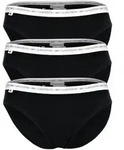 LACOSTE Damen Slips, 3er Pack - Brief, Unterw&auml;sche, Cotton Stretch, Logobund,