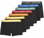 JACK&JONES Herren Boxershorts, 7er Pack - JACVITO SOLID, Trunks, Baumwoll-Stretch,