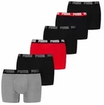 PUMA Herren Boxer Shorts, 6er Pack - Basic Boxer ECOM, Cotton Stretch, Everyday