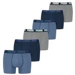 PUMA Herren Boxer Shorts, 6er Pack - Basic Boxer ECOM, Cotton Stretch, Everyday