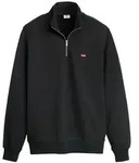 Levi's Herren Sweatshirt mit Zip-Kragen - Original Housemark 1/4 Zip, Stehkragen,