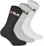 FILA Unisex Socken 3 Paar - Tennissocken, Crew Socks, Frottee, Sport, Logo 35-46